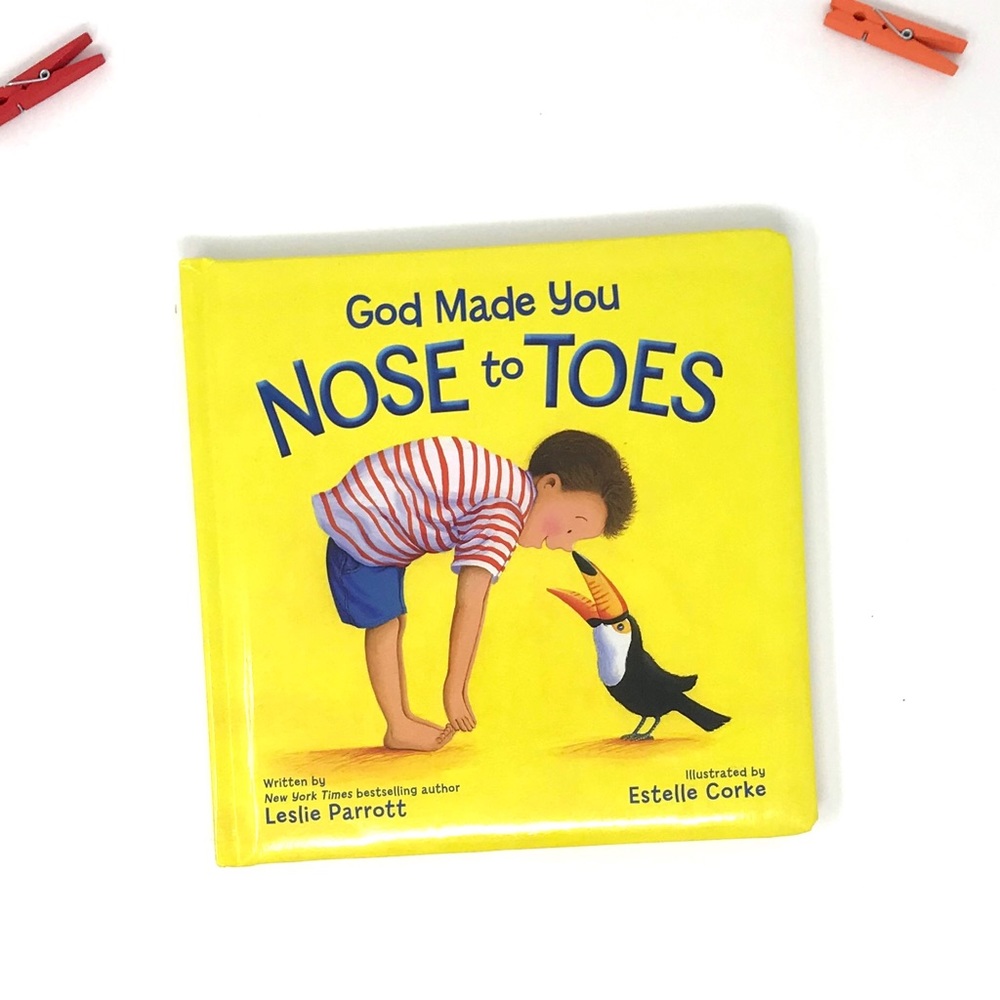 God Made You Nose to Toes Kids Book